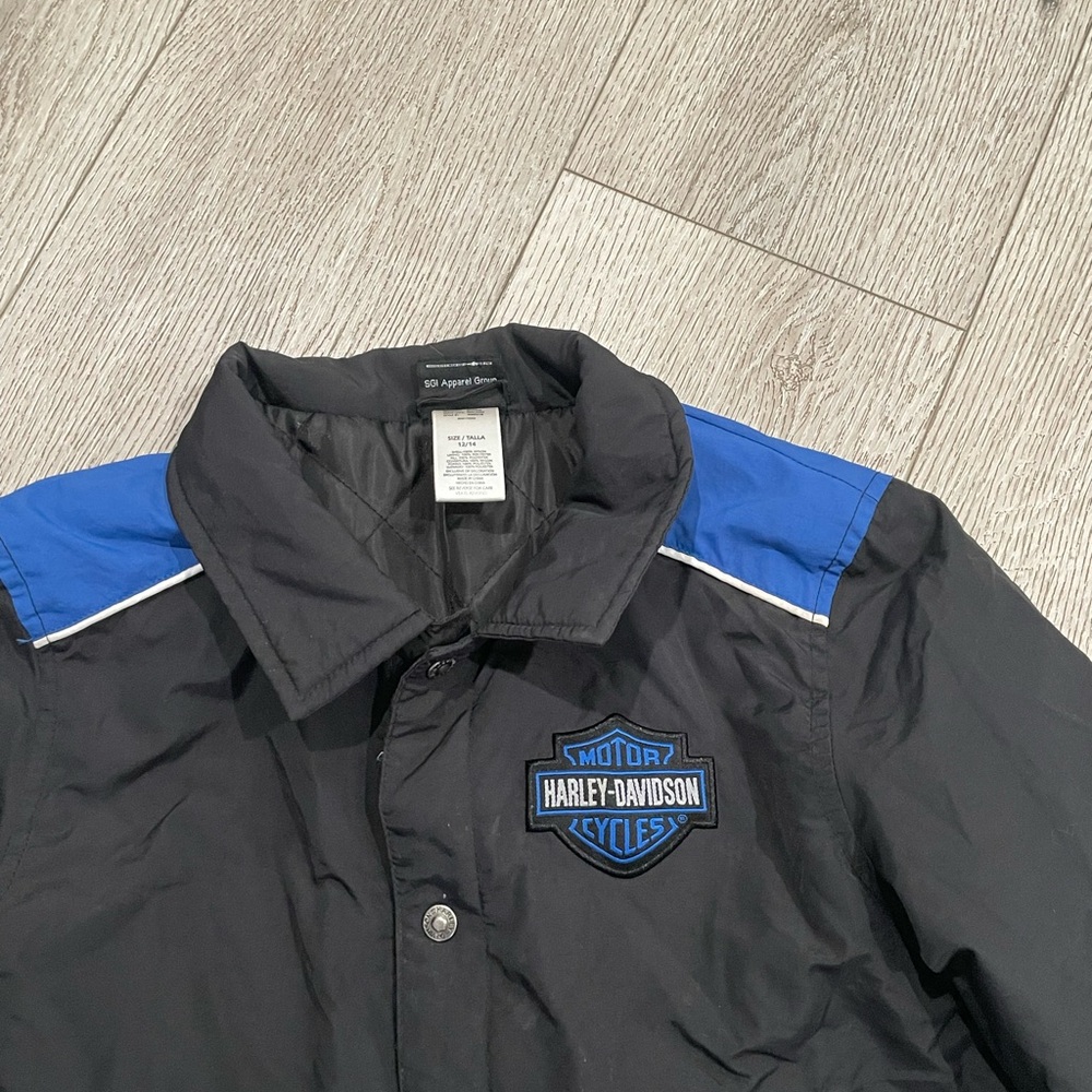 Harley Davidson boys jacket size large - Picture 3 of 4